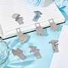3 Sets 201 Stainless Steel Bookmarks STAS-DR0001-09C-4