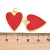 Brass Enamel Pendants KK-CBA5CB0-15G-3