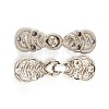 Alloy Snap Lock Clasps FIND-WH0108-20P-2