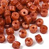 Two-Color Opaque Acrylic Imitation Gemstone Beads AC-CBA3EFE-02J-1