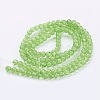 Spray Painted Crackle Glass Beads Strands CCG-Q001-6mm-11-2