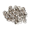 Transparent Electroplate Glass Beads GLAA-L046-02J-1