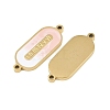 304 Stainless Steel Enamel Connector Charms STAS-Z190-10G-02-2