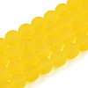Transparent Glass Beads Strands GLAA-T032-T10mm-MD11-1