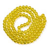 Baking Paint Glass Beads Strands DGLA-Q023-8mm-DB29-01-3