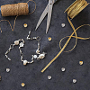 60Pcs 2 Colors Brass Spacer Beads KK-GO0001-36-5