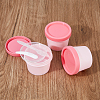 BENECREAT 12Pcs Empty PP Plastic Facial Mask Cosmetic Cream Jars DIY-BC0012-81A-5