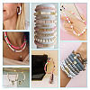100G 10 Colors Handmade Polymer Clay Beads CLAY-BT0001-05-7