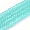 Imitation Jade Glass Beads Strands X-GLAA-T025-6mm-06B-1
