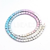 Electroplated Non-magnetic Synthetic Hematite Beads Strands G-L562-01-3