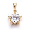 Cubic Zirconia Charms STAS-P216-11G-1