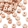 Natural Wood Beads WOOD-WH0112-73B-1