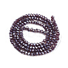 Electroplate Glass Beads Strands EGLA-A044-P1mm-A11-3
