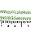 Electroplate Transparent Glass Beads Strands EGLA-A035-T3mm-A09-4
