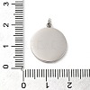 Non-Tarnish 304 Stainless Steel Pendant Cabochon Settings STAS-K263-45P-3
