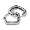316 Surgical Stainless Steel Hoop Earrings for Women EJEW-P274-18B-P-2