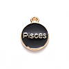 Alloy Enamel Pendants ENAM-S124-01A-08H-3