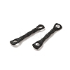 304 Stainless Steel Connector Charms STAS-Q323-02A-B-2