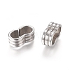 Non-Tarnish 201 Stainless Steel Slide Charms/Slider Beads STAS-L238-057B-P-2