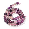 Natural Fluorite Beads Strands G-P530-B09-03-4