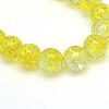 Baking Paint Crackle Glass Bead Strands CCG-S001-10mm-04-3