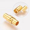 Brass Locking Tube Magnetic Clasps MC078-G-2
