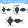Unicraftale 48Pcs 3 Styles 304 Stainless Steel Connector Charms STAS-UN0040-34-2
