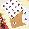 8 Sheets Plastic Waterproof Self-Adhesive Picture Stickers DIY-WH0428-074-4