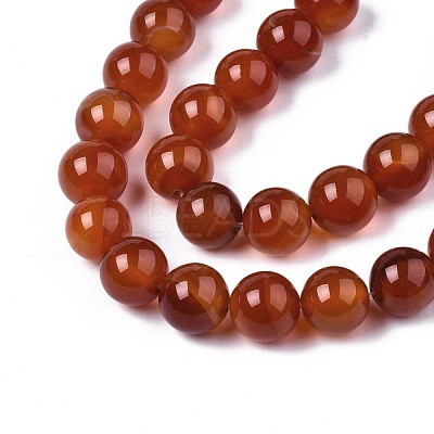 Natural Carnelian Beads Strands G-S259-32-12mm-1