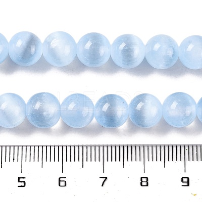 Natural Selenite Beads Strands G-C142-01A-03-1