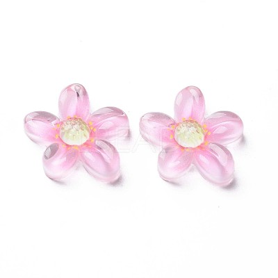 Transparent Epoxy Resin Cabochons CRES-S365-25-1