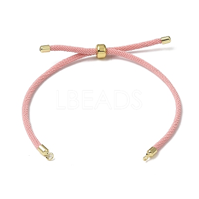 3MM Adjustable Round Nylon Braided Cord Bracelet Making FB-CBAA152-04G-27-1