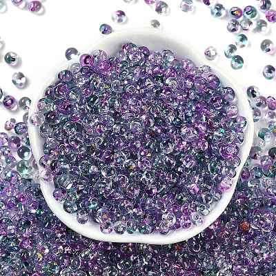 6/0 Spray Paint Fringe Glass Seed Beads X1-SEED-H003-11M-1