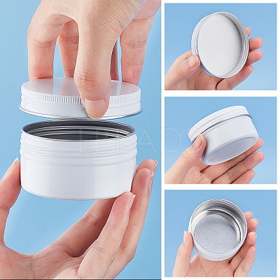 Round Aluminium Tin Cans CON-WH0079-13A-1