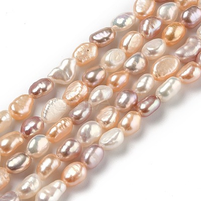 Natural Cultured Freshwater Pearl Beads Strands PEAR-L033-30A-1