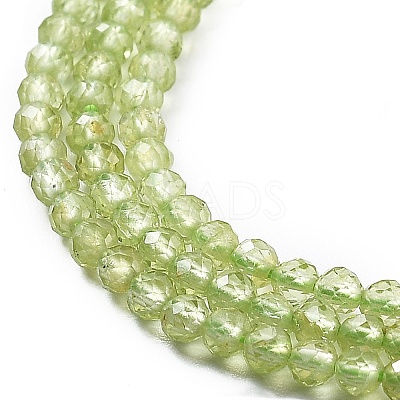 Natural Peridot Beads Strands X-G-B107-A06-01A-1