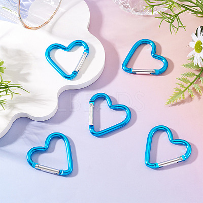 5Pcs Zinc Alloy Spring Gate Rings FIND-TA0009-73C-1