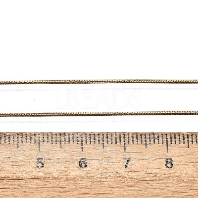 304 Stainless Steel Snake Chain Necklaces NJEW-M124-11G-1