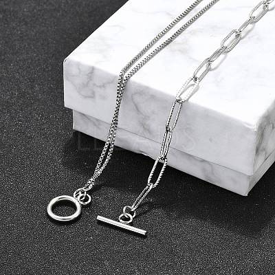 Non-Tarnish 304 Stainless Steel Chain Necklaces NJEW-JN02767-1