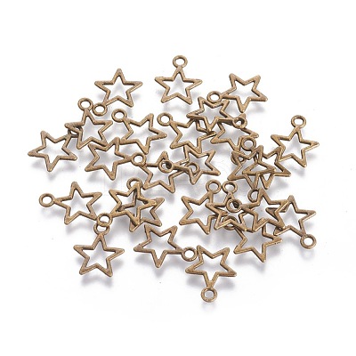 Tibetan Style Alloy Charms K0PGH071-1