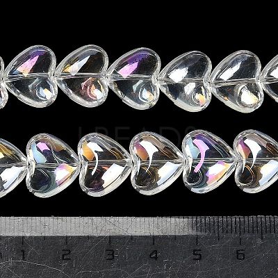Electroplate Glass Beads Strands EGLA-B008-01A-AB01-1