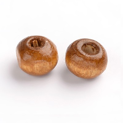 Dyed Natural Wood Beads X-TB092Y-11-1