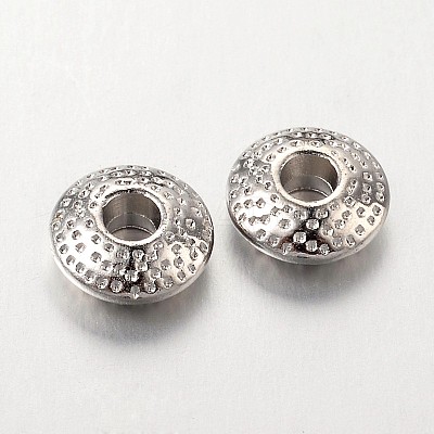 Tibetan Style Alloy Spacer Beads TIBEB-R011-P-FF-1