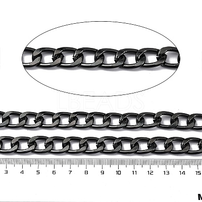 Oxidation Aluminum Cuban Link Chains CHA-S002-02B-1