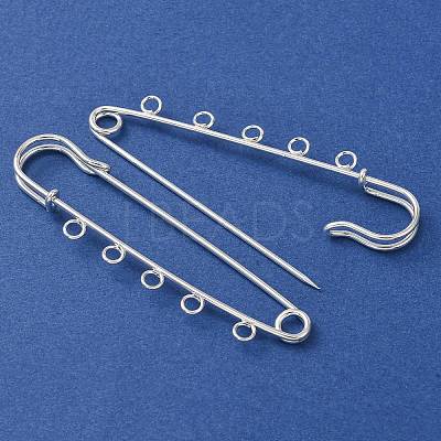 Iron Safety Pins Brooch Findings RN-CBAB9AC-03S-1
