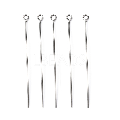 Non-Tarnish 304 Stainless Steel Eye Pin X-STAS-R045-50mm-1