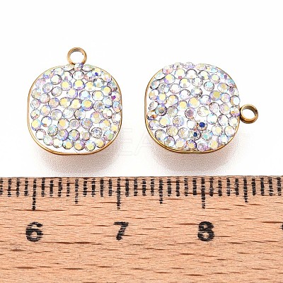Ion Plating(IP) 201 Stainless Steel Charms STAS-N109-217B-G-1
