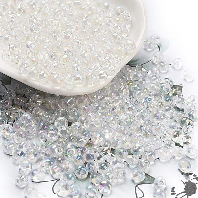 6/0 Inside Colours Fringe Glass Seed Beads X1-SEED-A034-03K-1