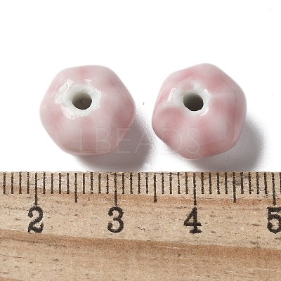 Vintage Porcelain Pumpkin Beads PORC-L080-H14-1