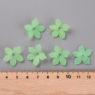 Frosted Acrylic Bead Caps MACR-S371-05A-733-1
